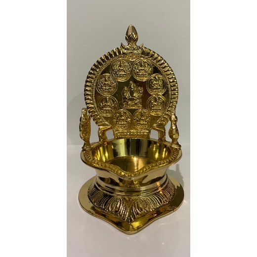 Ashtalakshmi Vilakku Gold Plated Shopee Malaysia