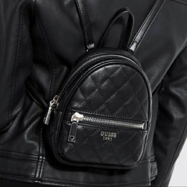 guess urban chic logo mini backpack