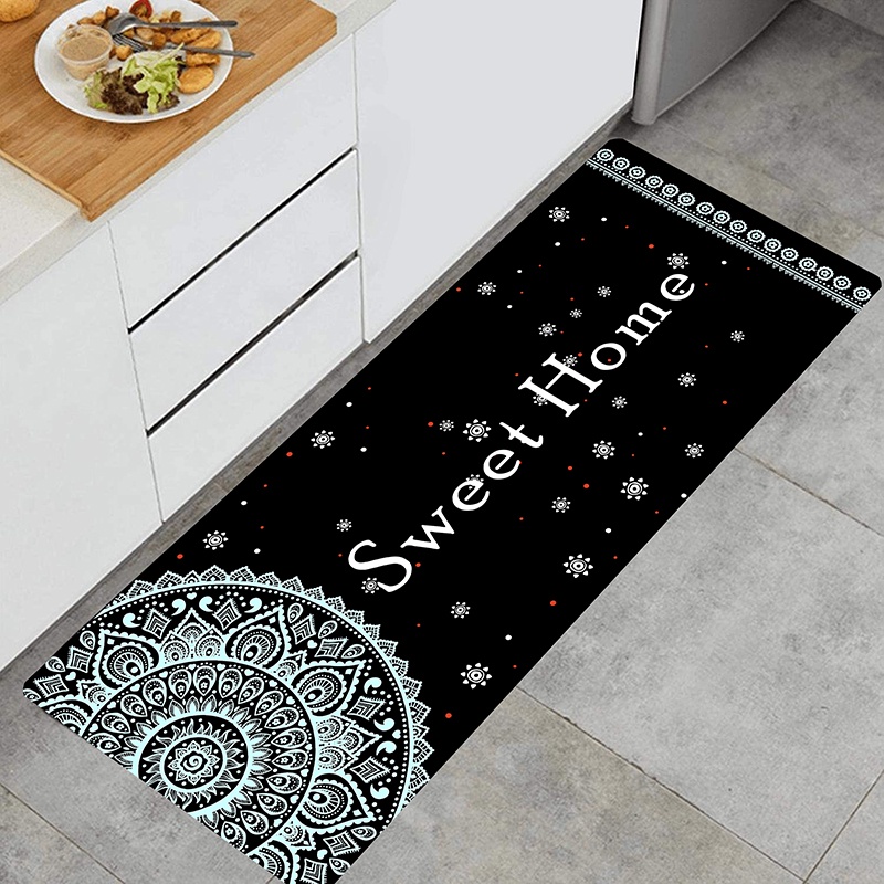 Ethnic Pattern Kitchen Rug and Mats Kitchen Floor Mats Standing Mats