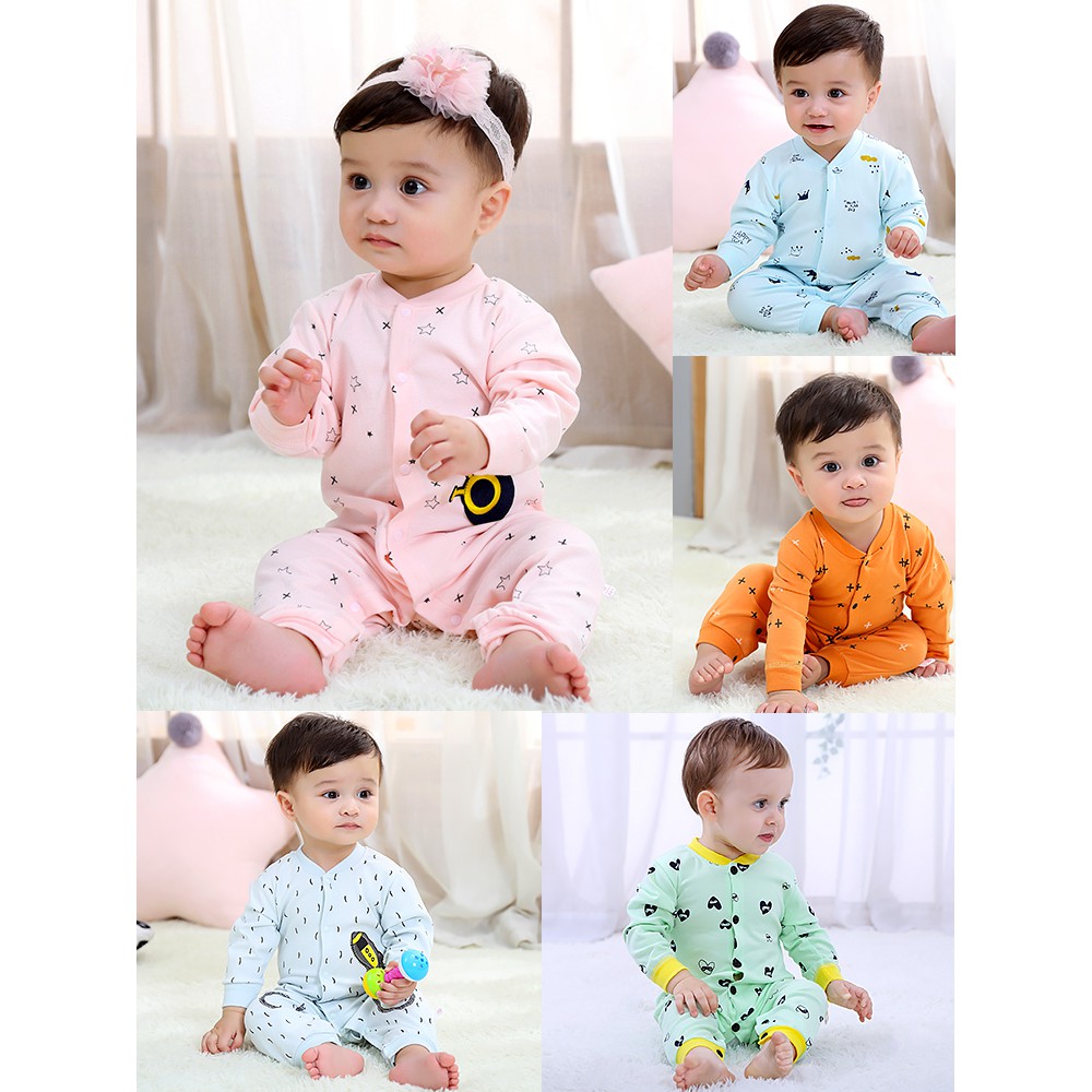 footless romper baby girl