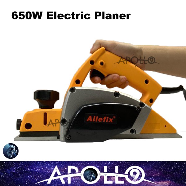 APOLLONINE Allefix Electric Wood Planer Machine 650w Carpenter Wood