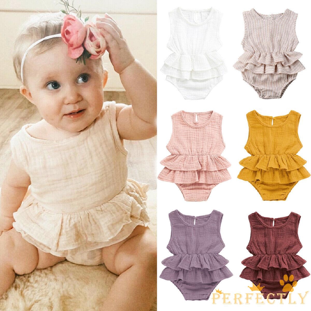 baby girl ruffle jumpsuit