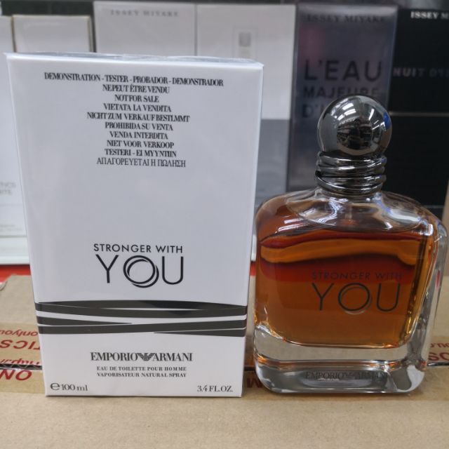 Stronger with you by Emporio Armani EDT 100ML Tester Unit Authentic |  Shopee Malaysia