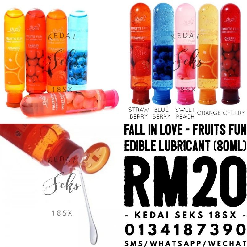 Fall In Love Fruits Fun Edible Lubricant 80ml Shopee Malaysia 4641