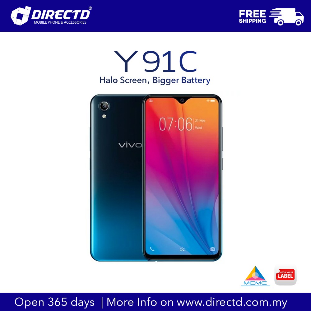 Vivo Y91c 1820 2gb Ram 32gb Rom Shopee Malaysia