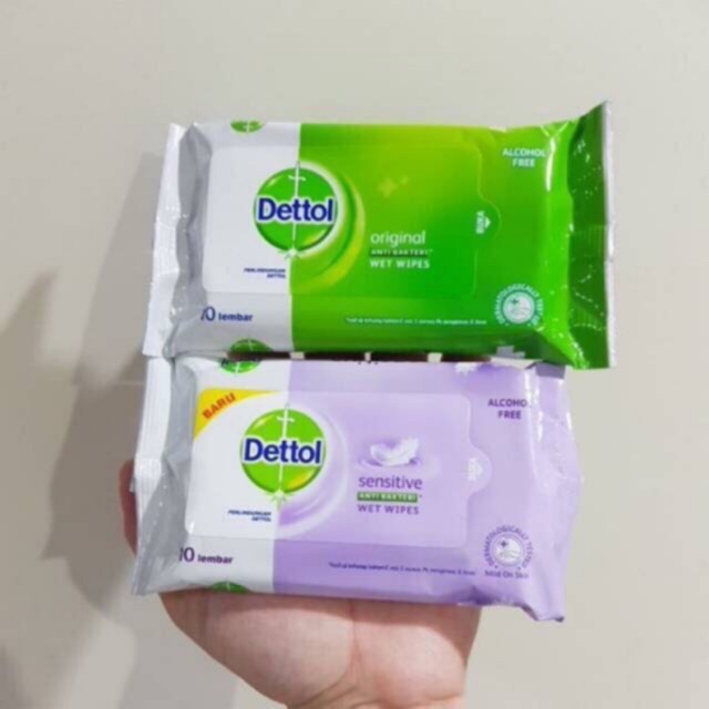 DETTOL Personal Care Wet Wipes 10's Shopee Malaysia