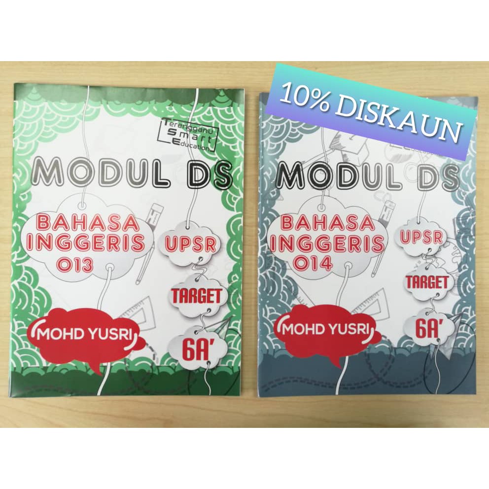 SET PAIR MODUL DS UPSR TARGET 6A BI  Shopee Malaysia
