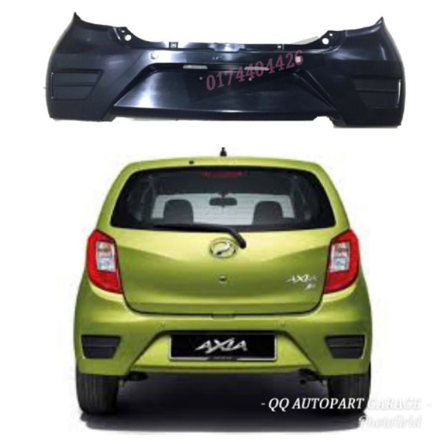 rear bumper axia