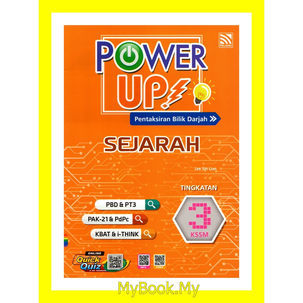 Myb Buku Latihan Kssm Tingkatan 3 Sejarah Pelangi Shopee Malaysia