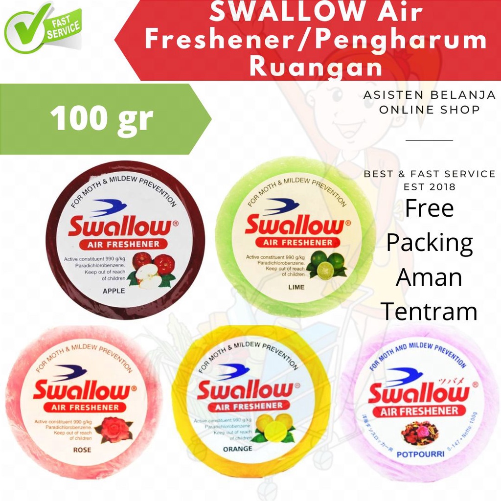 Swallow Air Freshener Fragrance Refill 100 Grams 100gr Shopee Malaysia