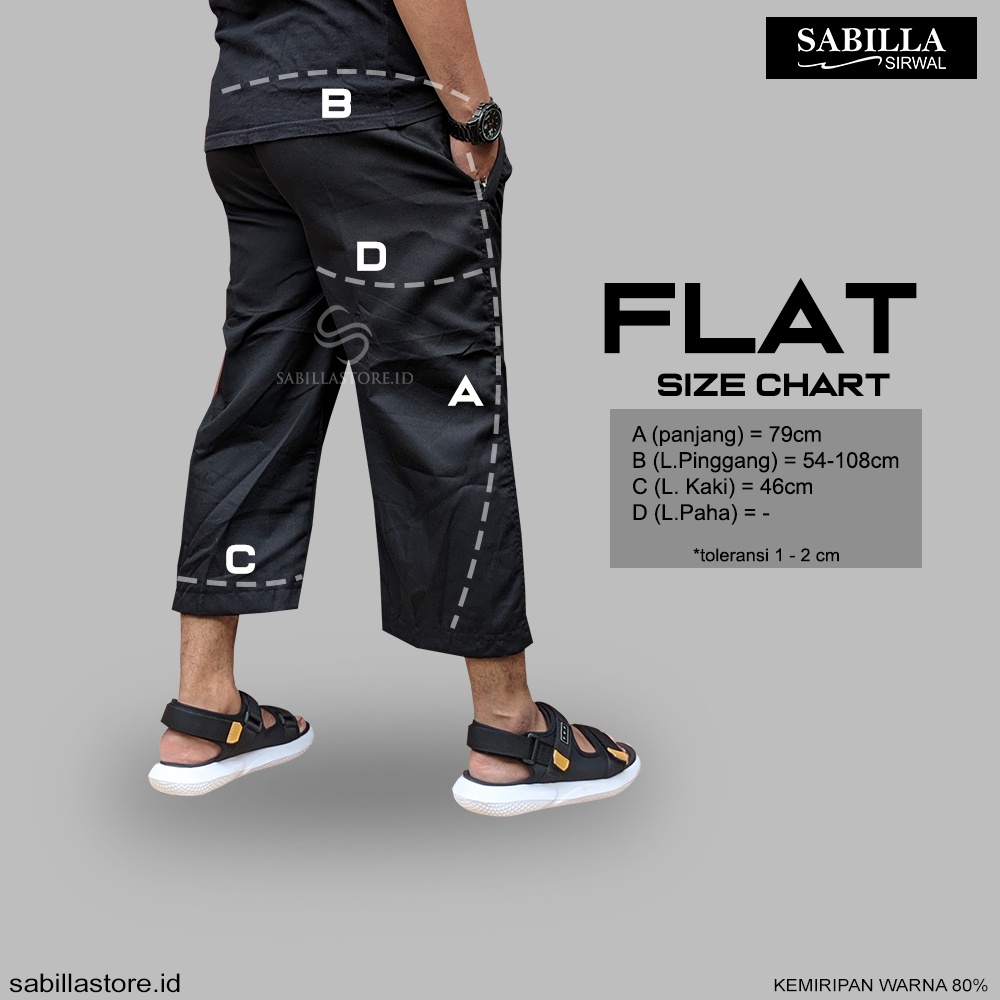 Reliable Premium Sirwal Ikhwan Sabilla Flat Series / Laa Isbal Cargo Pants Office Versatile - Image 2