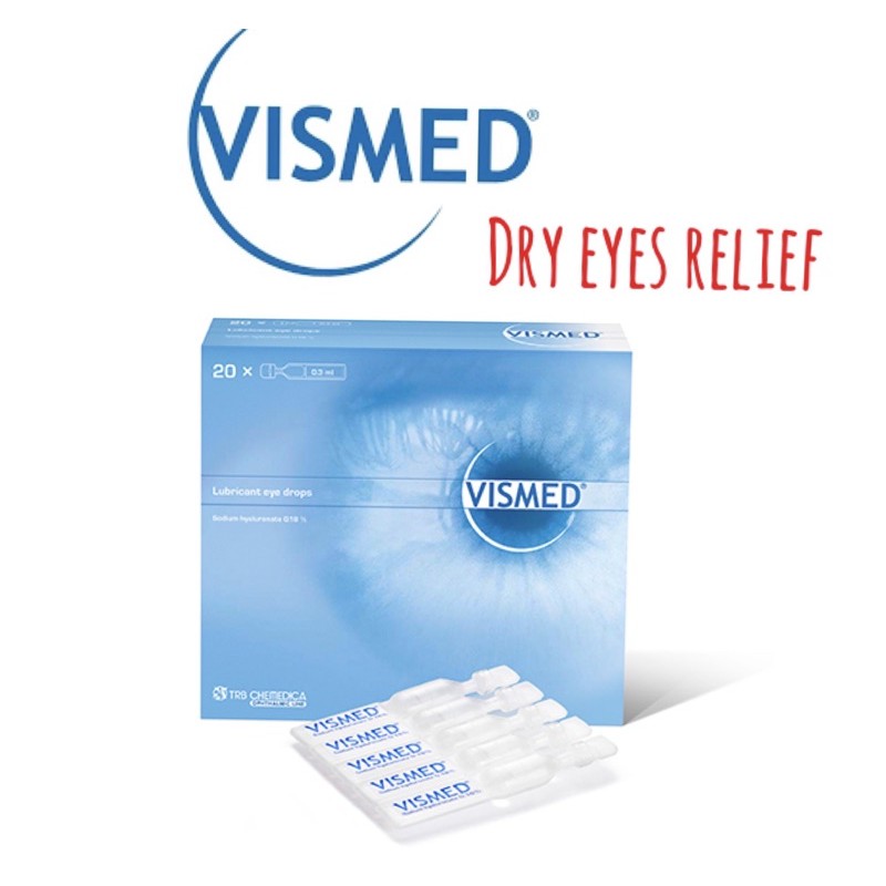 VISMED Eye Drops Single Dose 0.3ml Vials x20 (NO BOX) Exp03/23 Shopee Malaysia