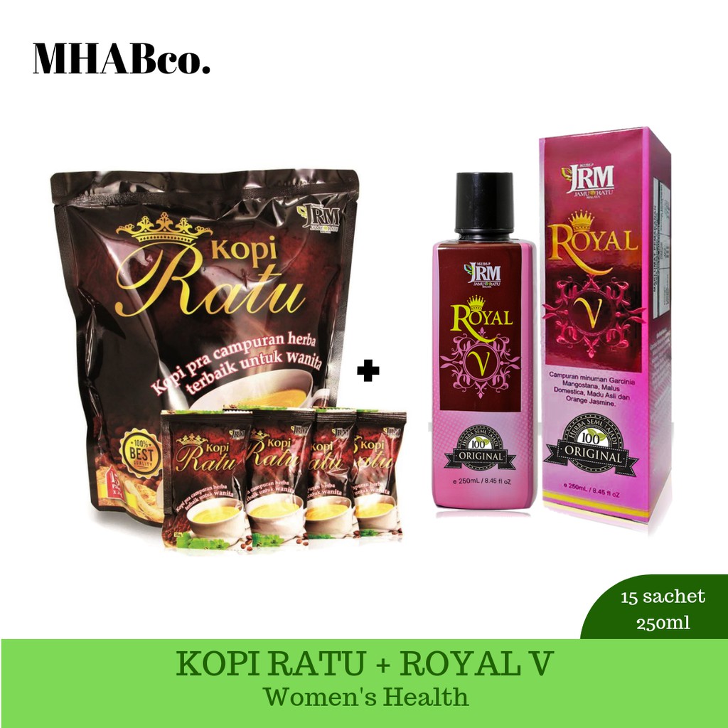 MHABco ROYAL V + KOPI RATU JAMU RATU MALAYA | Shopee Malaysia