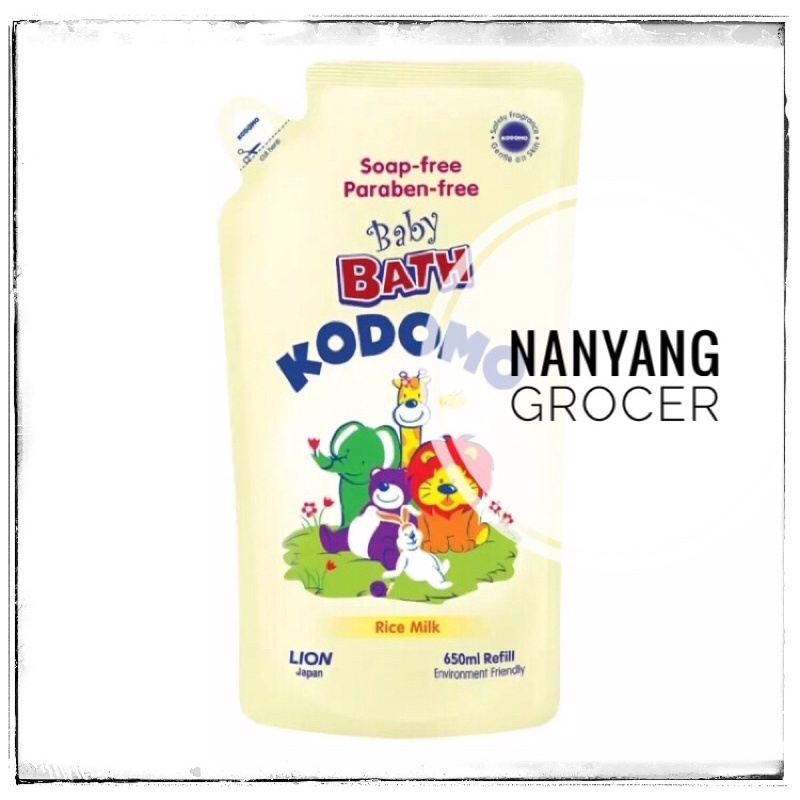 LION Kodomo Baby Bath Rice Milk Refill 650ml x 1 Shopee Malaysia