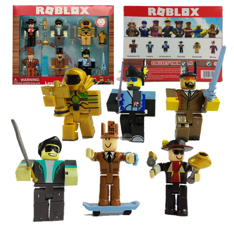 Legends Of Roblox Building Blocks Dolls Virtual World Games Robot Action Figure Shopee Malaysia - mainan roblox shopee