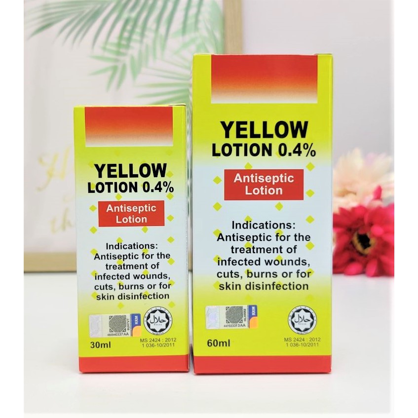 YELLOW LOTION 0.4% (ACRIFLAVINE SOLUTION) (30ML/60ML) | Shopee Malaysia