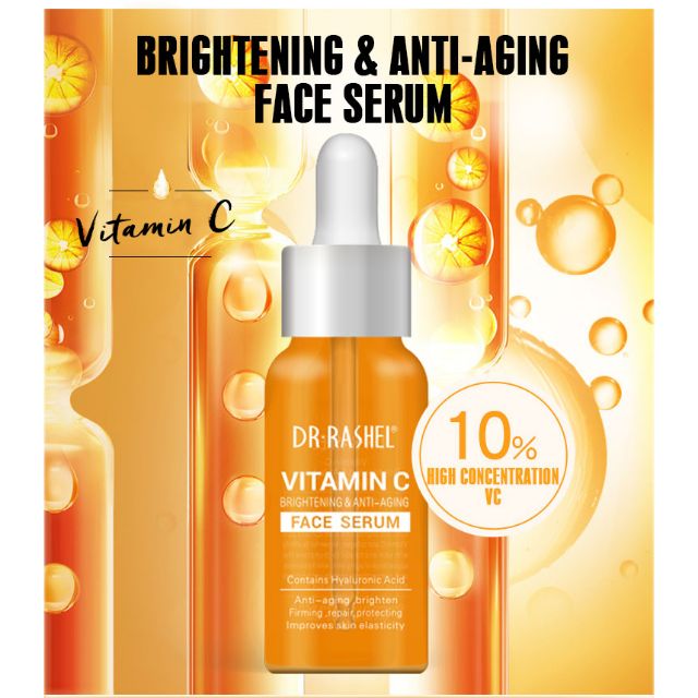 dr rashel vitamin c brightening and anti aging face serum