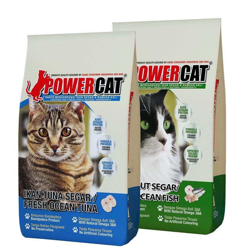 Makanan Kucing Power Cat Shopee Malaysia