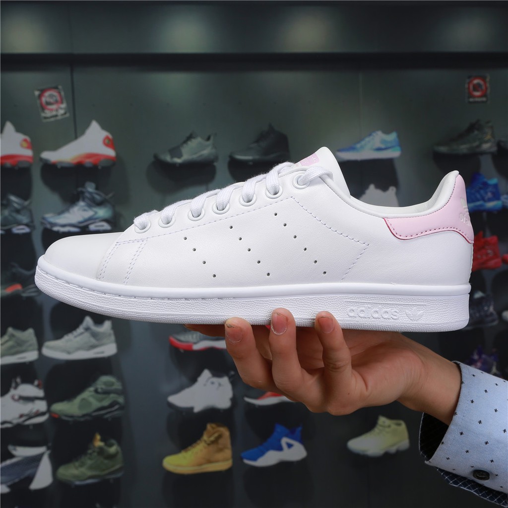 stan smith white pink