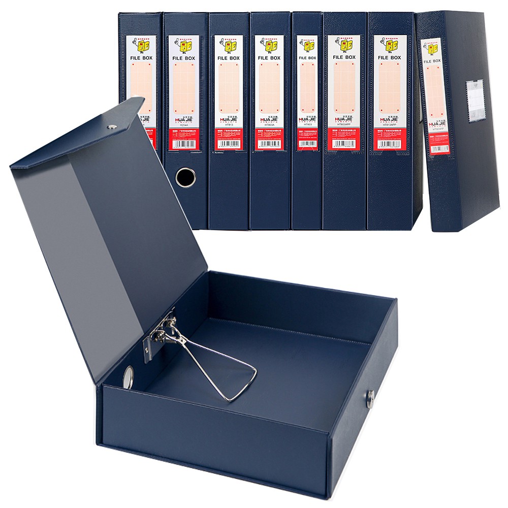 A4 File Box，File Organizer, Document Box Plastic Archive Box Office