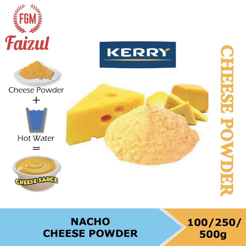 Kerry Nacho Cheese Powder 100/250/500G (repack Original & Spicy