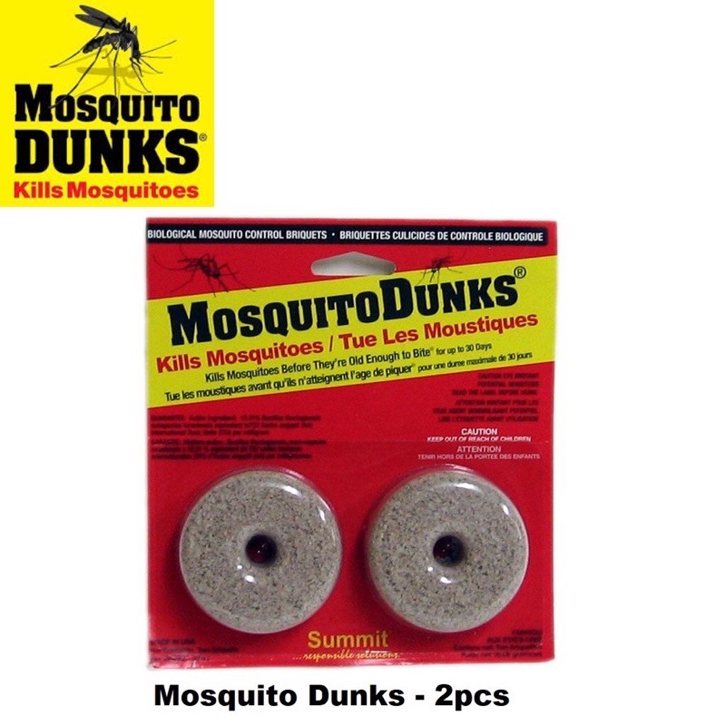 MOSQUITO DUNKS Biological Mosquito Control Solution Safe & Nontoxic