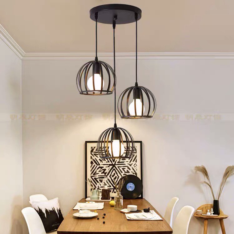 Modern Black Pendant Lights Dining Lamps Lampu Gantung Siling Ceiling ...