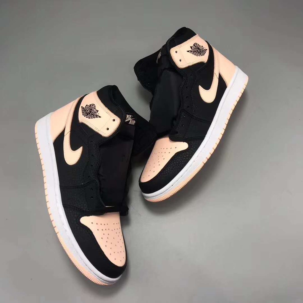 pink crimson jordan 1