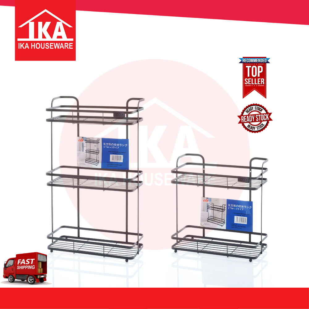 Ready Stock Top Point Iron Coated Bathroom Rack 2 Tier 3 Tier 3406 2 3406 3 Shopee Malaysia