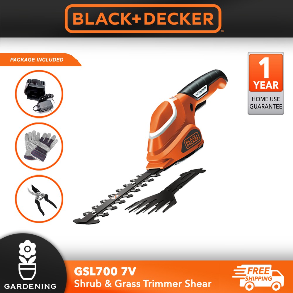 black and decker hand shears