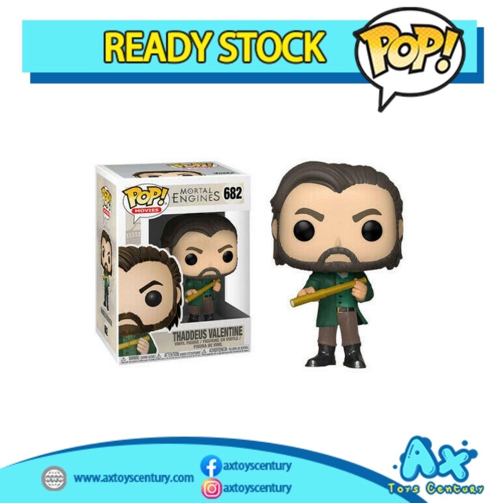 Funko Pop! Movies: Mortal Engines - Thaddeus Valentine #682 100% Genuine
