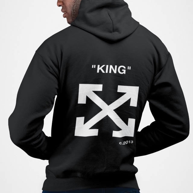 off white hoodie material
