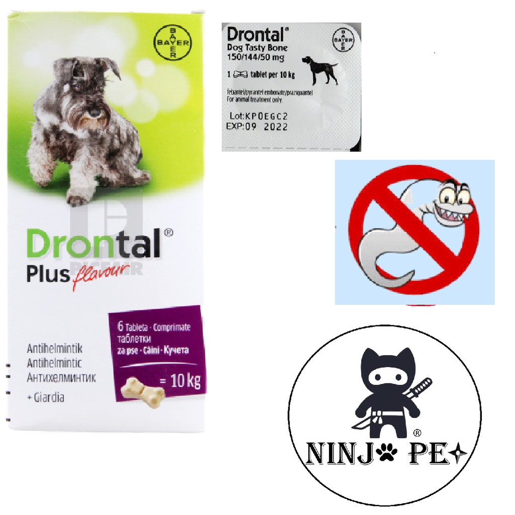 BAYER DRONTAL PLUS (1 TABLET) Shopee Malaysia