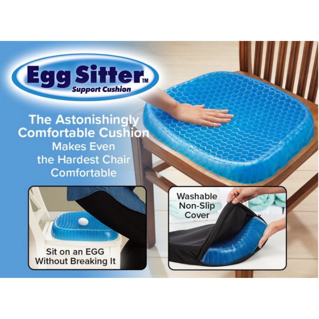 Honeycomb Design Egg Sitter Soft Gel Sitter Flex Seat Cushion Silicone ...