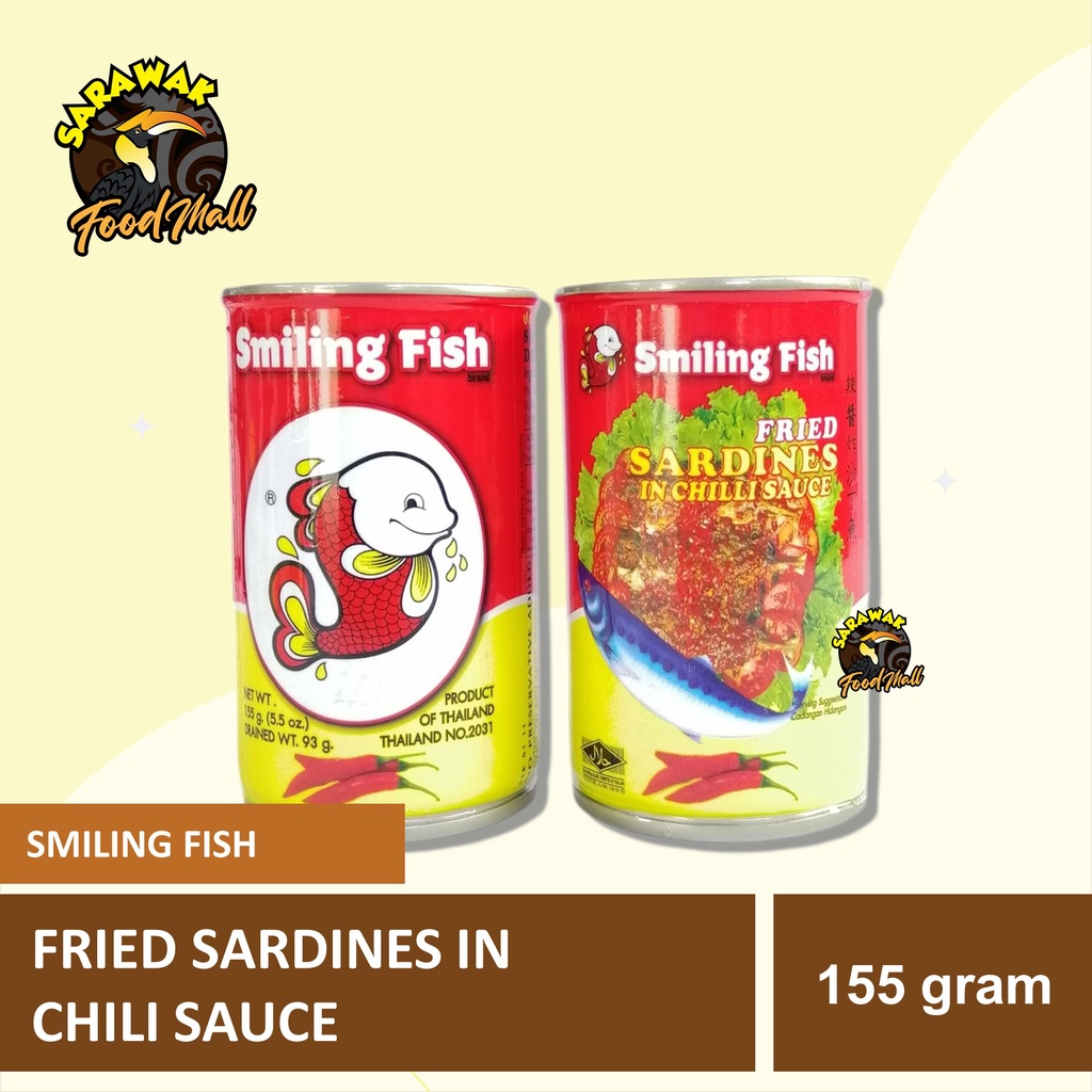 155g | Smiling Fish Fried Sardines in Chili Sauce | Sardin Goreng Dalam Sos Cili | 辣酱炸沙丁鱼