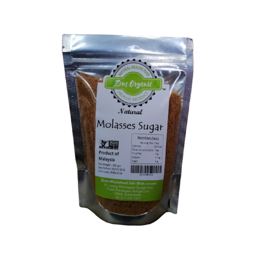 Zens Organic Natural Molasses Sugar 200g Shopee Malaysia