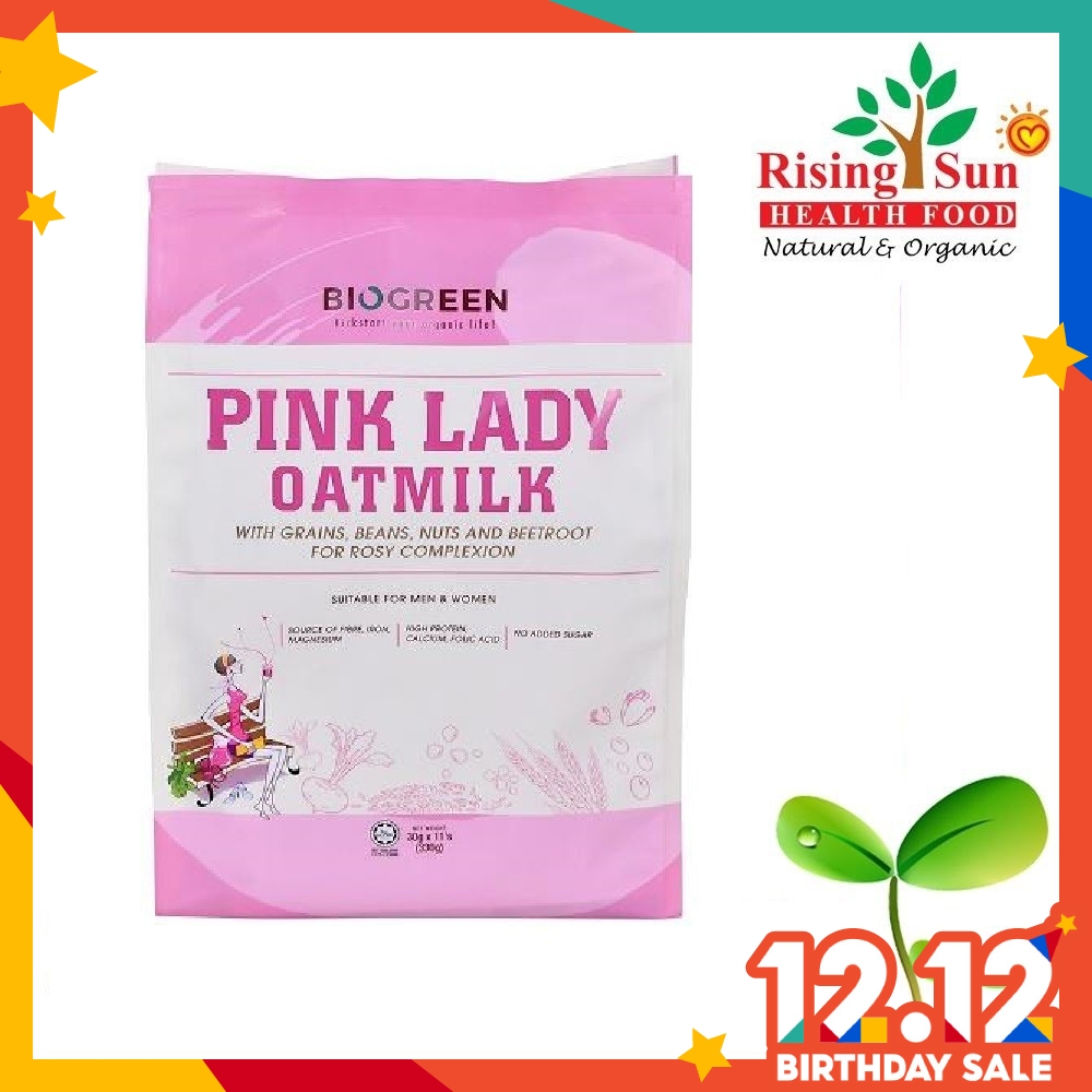 biogreen-pink-lady-oatmilk-sachet-pack-11-x-30g-shopee-malaysia