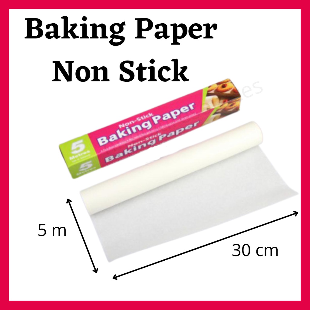 Baking Paper Non Stick Kertas Minyak Kek Paper Cake Oil Paper Parchment ...