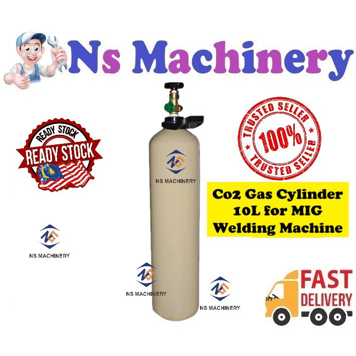 Co2 Gas Cylinder 10L for MIG Welding Machine | Shopee Malaysia