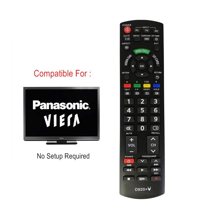 Universal Panasonic Viera TV/LED/LCD TV Replacement Remote Control Multi Models Compatible D920