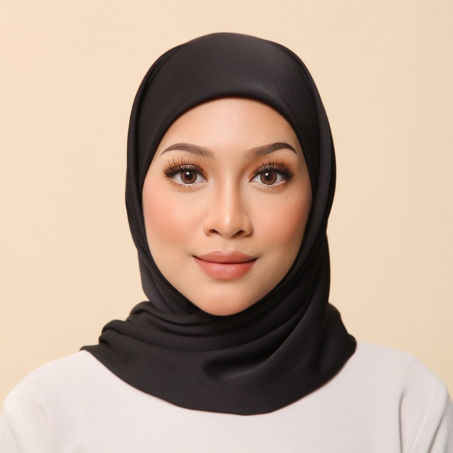 Bawal matte satin black