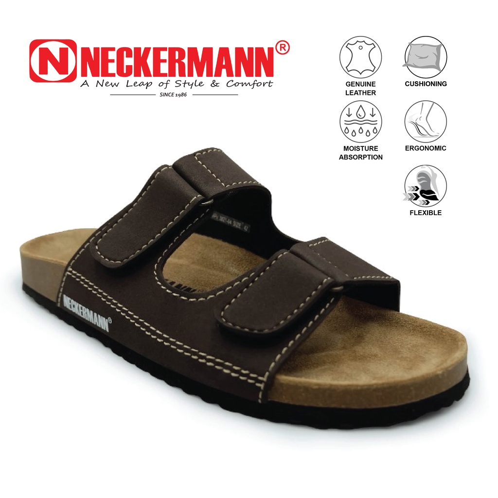 Neckermann Men's Riverside Comfort Sandals in Genuine Leather / Sandal ...
