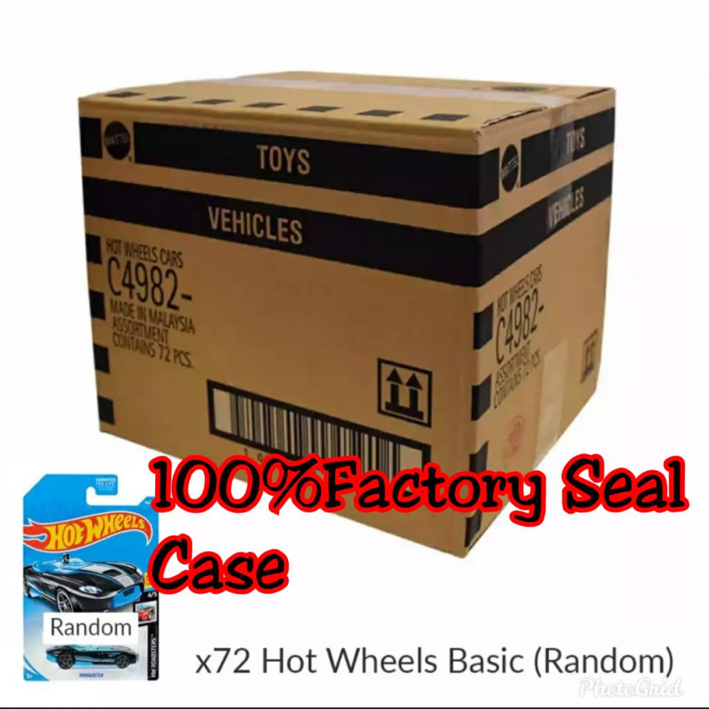 hot wheels sealed case