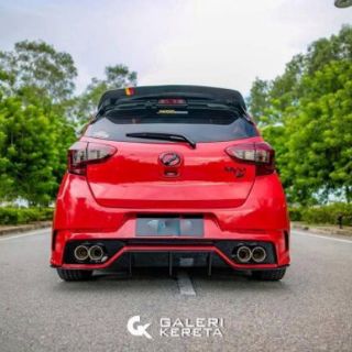 Perodua Myvi 2017 Spoiler duck tail oem betong bodykit 