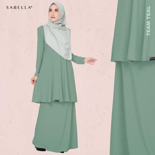 ESTELLA 2 0 BY SABELLA  BAJU  KURUNG MUSLIMAH TANPA GOSOK 