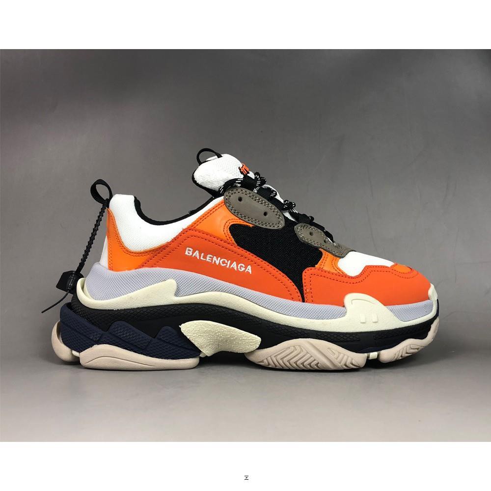 orange balenciaga sneakers