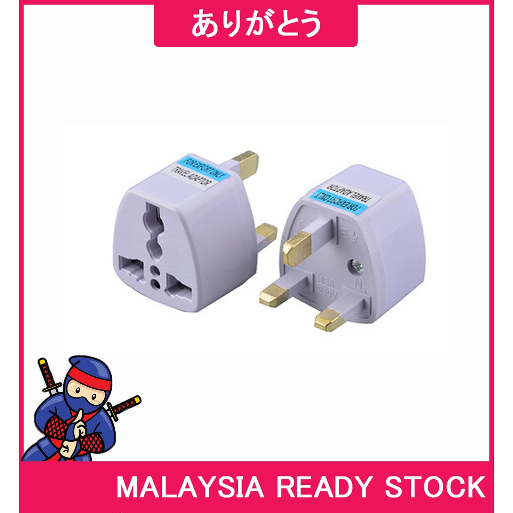 Arigatou 2/3 Pin Travel Portable Conversion Plug Universal China Japan Korea Appliances Adapter Malaysia British Socket