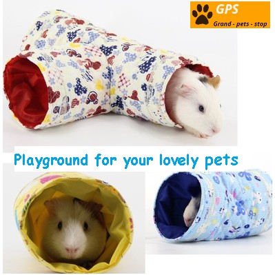Ready stock]Toys T-tunnel/straight tunnel for small animal- Washable(Guinea  pig,Tikus belanda,Hedgehogs,Golden bears) | Shopee Malaysia