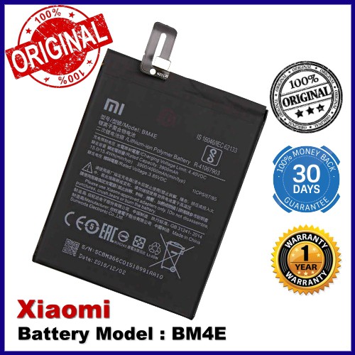 Original Battery Xiaomi Bm4e Xiaomi Pocophone F1 Poco F1 Battery Shopee Malaysia 4785