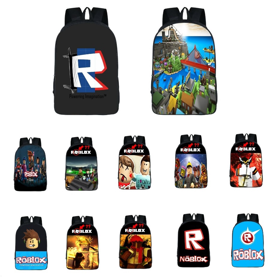 Roblox Schoolbag Backpack Bookbag Daypack Hiking Bags For - roblox backpack kids school bag student boys bookbag handbag